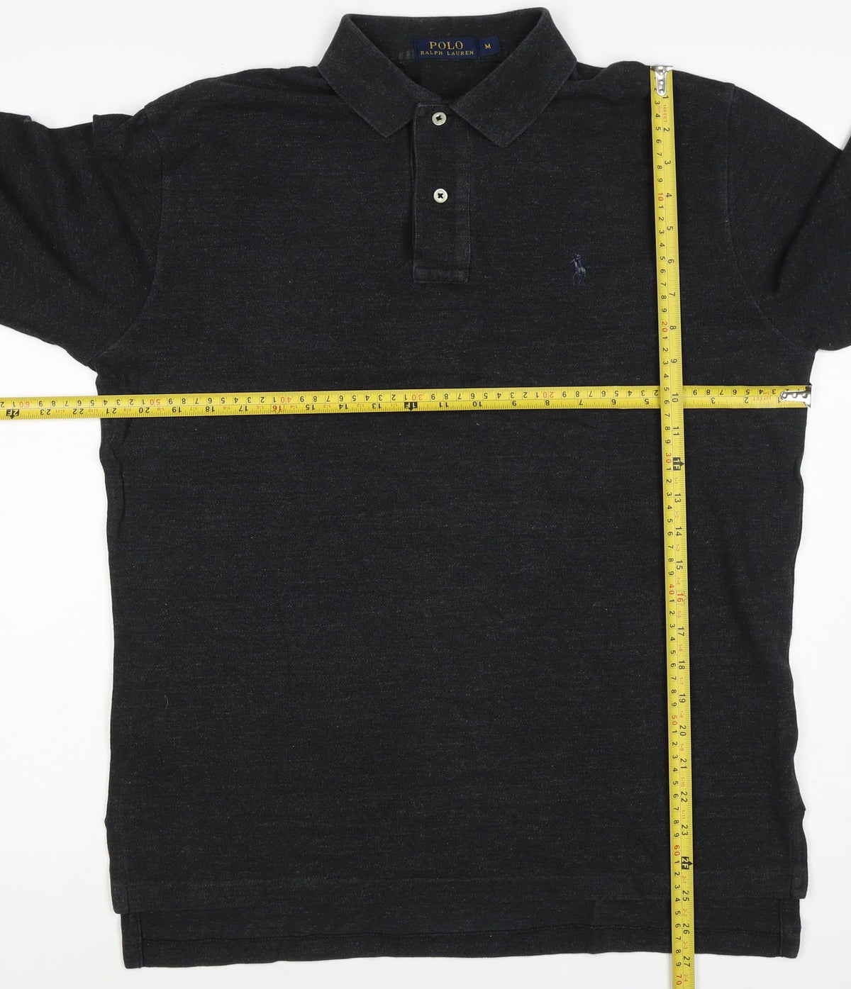 Polo Ralph Lauren Men’s Black M Long Sleeve Logo Polo Shirt