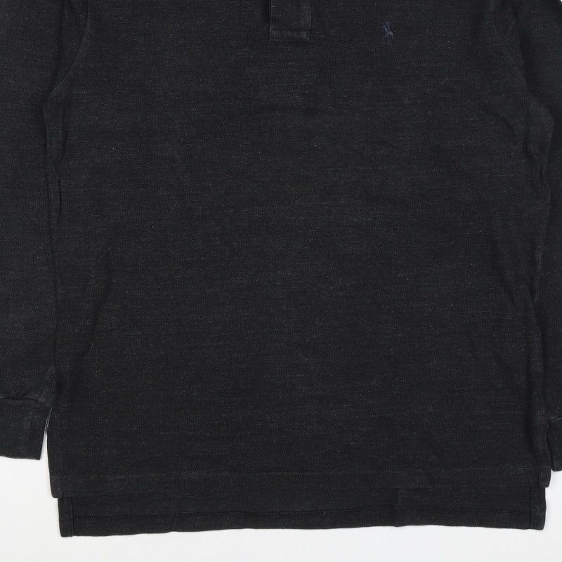 Polo Ralph Lauren Men’s Black M Long Sleeve Logo Polo Shirt