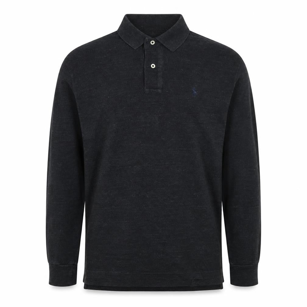 Polo Ralph Lauren Men’s Black M Long Sleeve Logo Polo Shirt