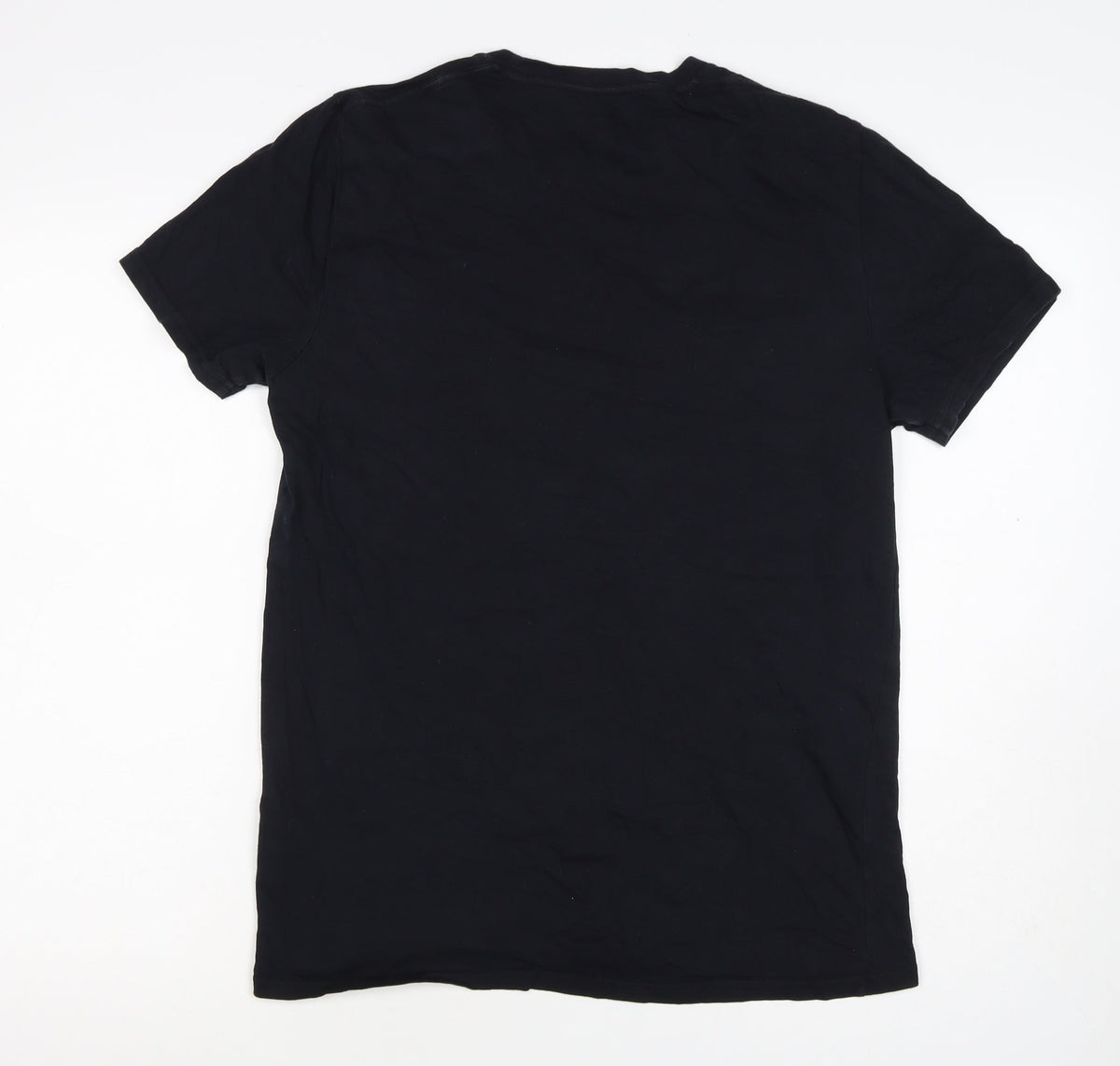 Hollister Men's Black M Polaroid Tie Dye Logo Graphic Crew Neck T-Shirt