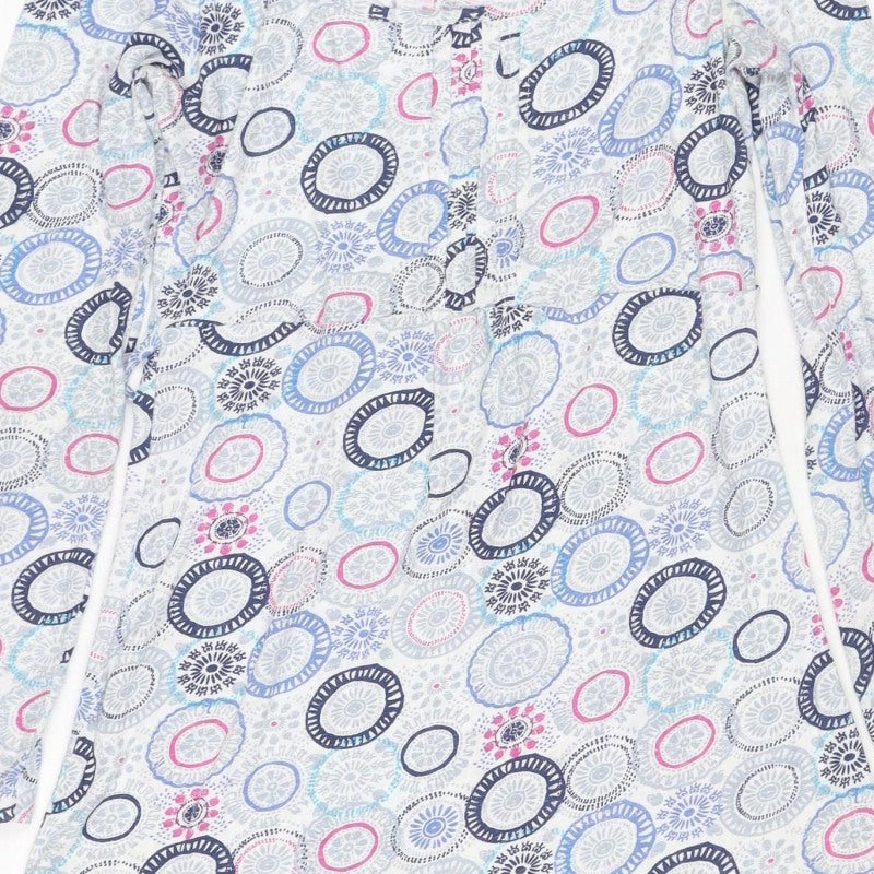 Lazy Jacks Women Multicoloured Size 10 Geometric Cotton Shift Dress