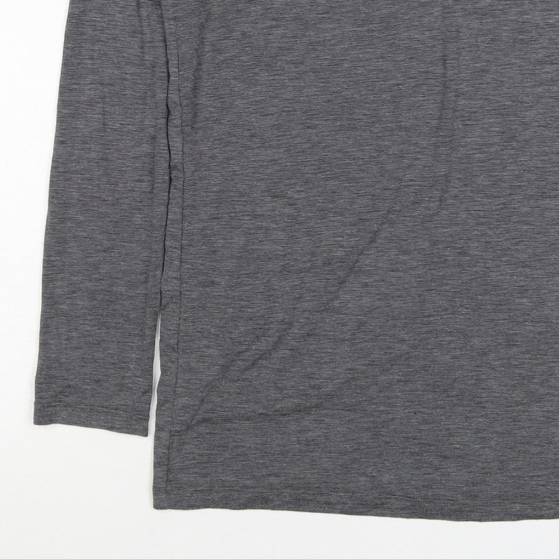 Uniqlo Boys Grey 13 Years HEATTECH Long Sleeve Thermal T-Shirt