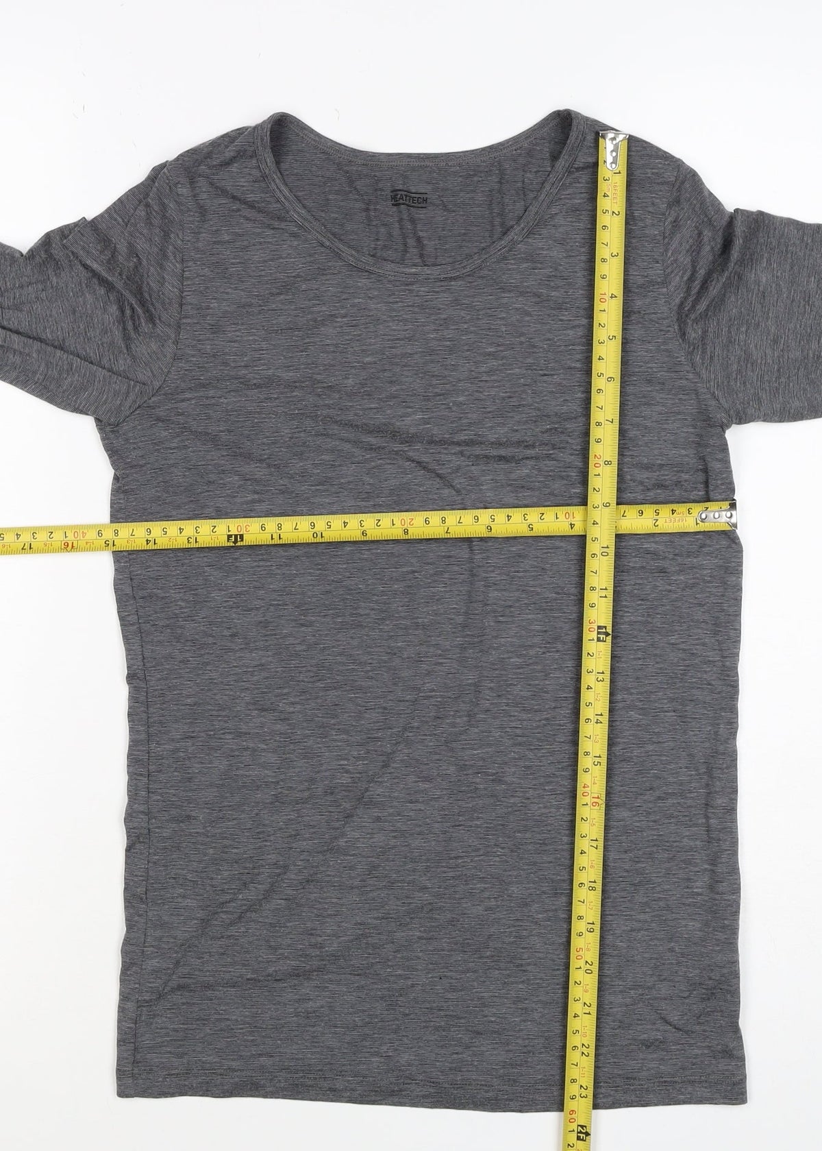 Uniqlo Boys Grey 13 Years HEATTECH Long Sleeve Thermal T-Shirt
