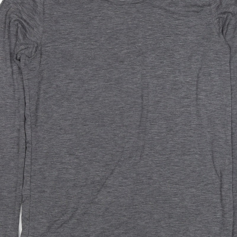 Uniqlo Boys Grey 13 Years HEATTECH Long Sleeve Thermal T-Shirt