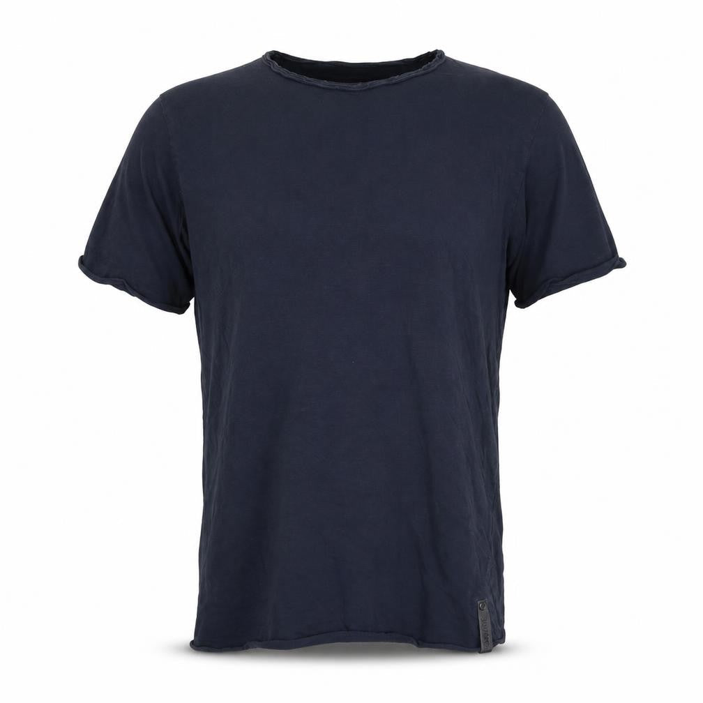 Indicode Men’s Blue 2XL V-Neck Short Sleeve Cotton T-Shirt