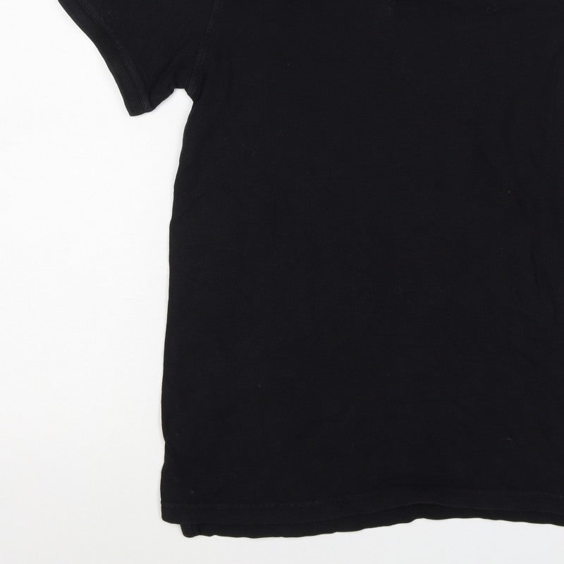 Calvin Klein Men’s Black M Short Sleeve Cotton Stretch Polo Shirt