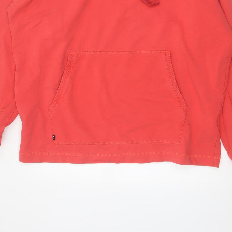 Onepiece Women’s Red L Pullover Hoodie Logo Hooded Pocket Cotton