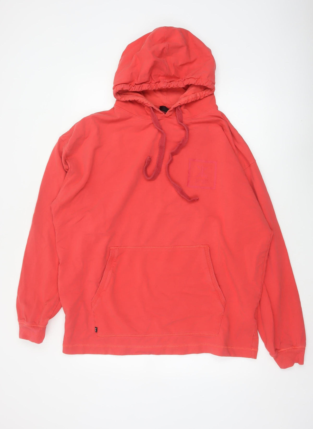 Onepiece Women’s Red L Pullover Hoodie Logo Hooded Pocket Cotton
