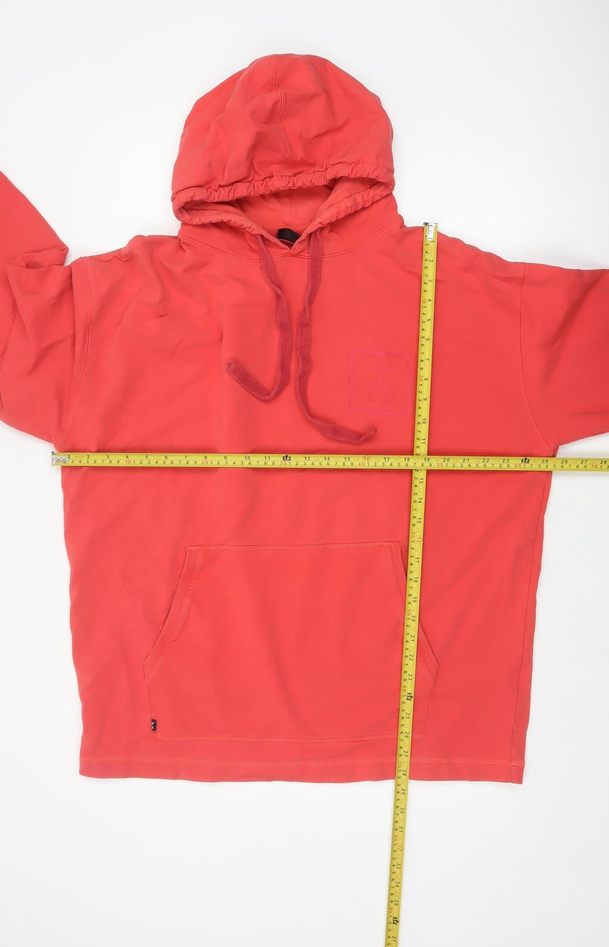 Onepiece Women’s Red L Pullover Hoodie Logo Hooded Pocket Cotton