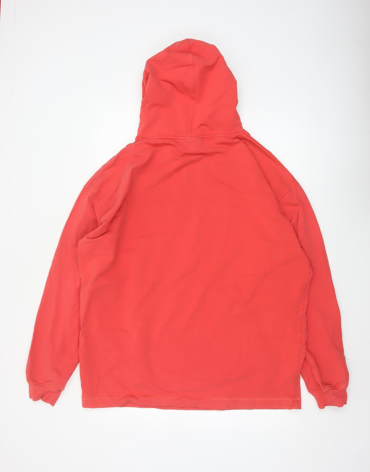 Onepiece Women’s Red L Pullover Hoodie Logo Hooded Pocket Cotton