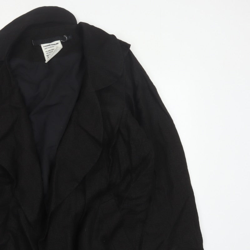 Phoebe English Women’s Black M Open Cotton Designer Jacket