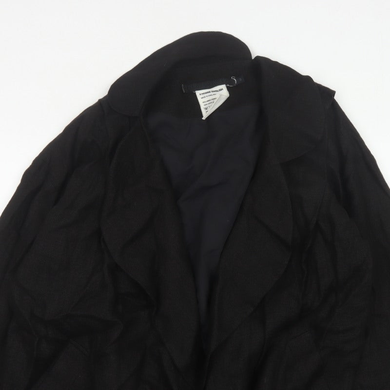 Phoebe English Women’s Black M Open Cotton Designer Jacket