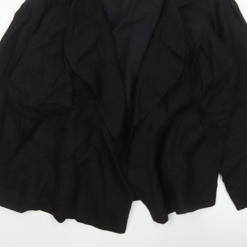 Phoebe English Women’s Black M Open Cotton Designer Jacket