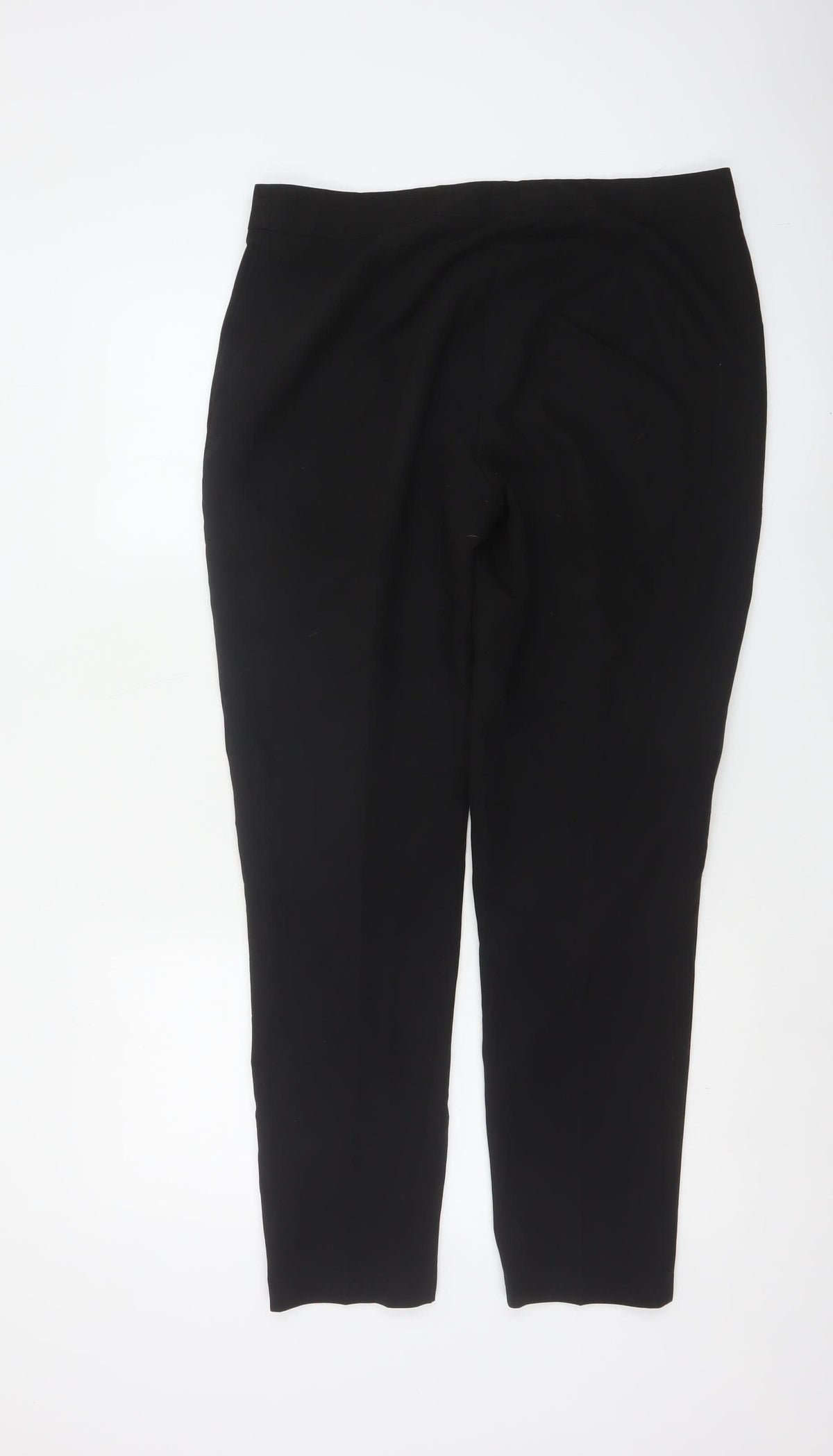 New Look Women Black UK 14 Tapered Lined Work Trousers