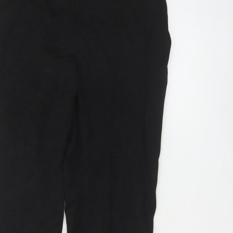 H&M Women’s Black UK 10 Straight Leg Tailored Dress Trousers