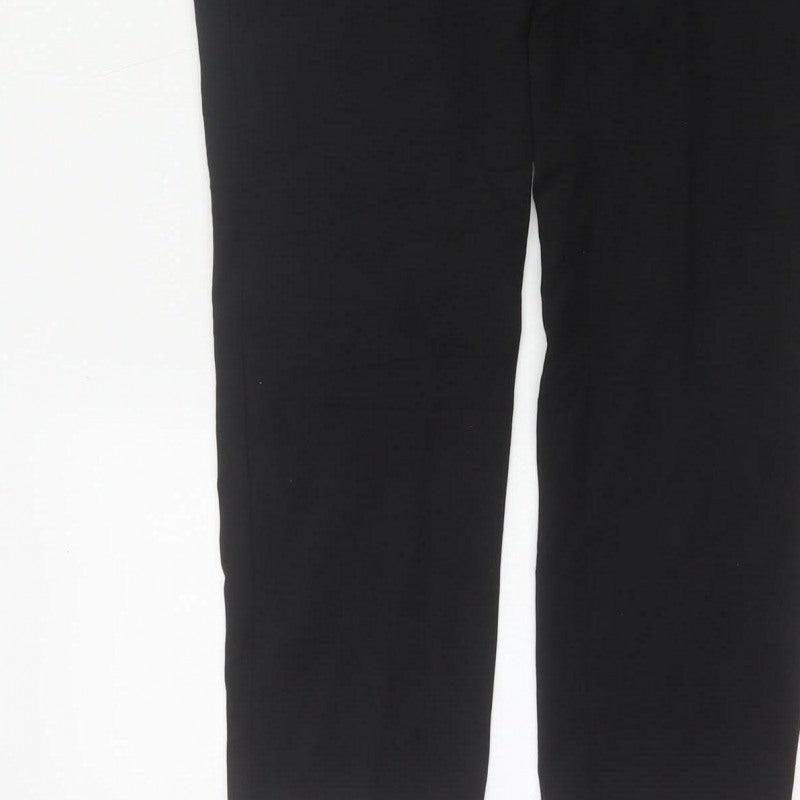 H&M Women’s Black UK 10 Straight Leg Tailored Dress Trousers