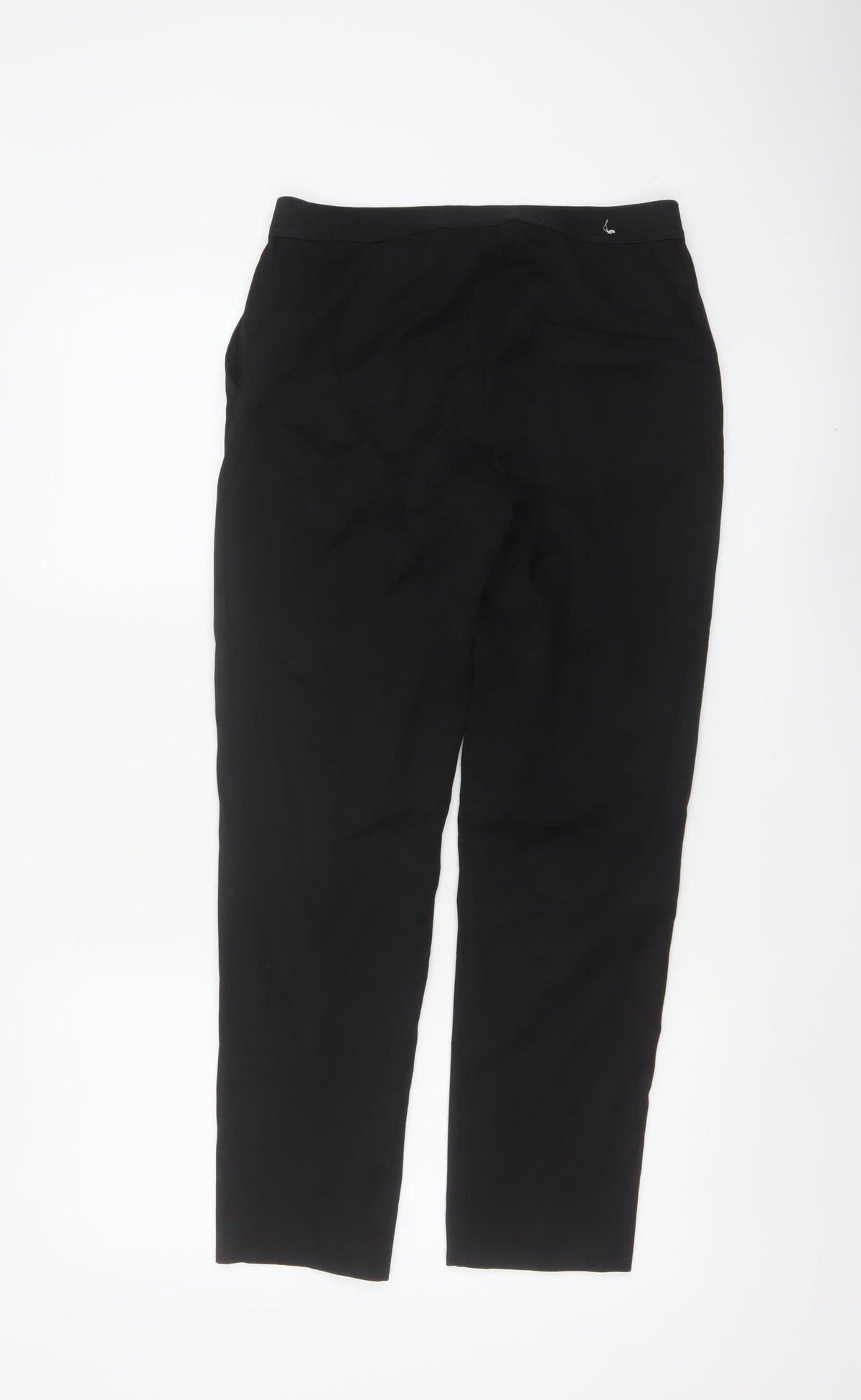 H&M Women’s Black UK 10 Straight Leg Tailored Dress Trousers