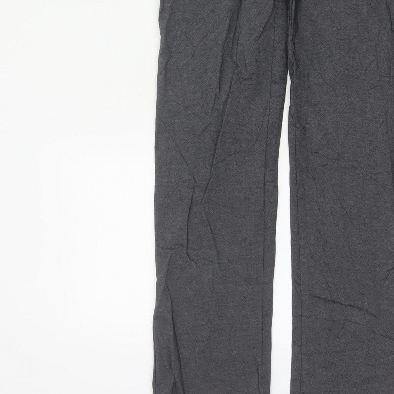 Urban Stitch Womens Grey UK 12 Straight Work Trousers