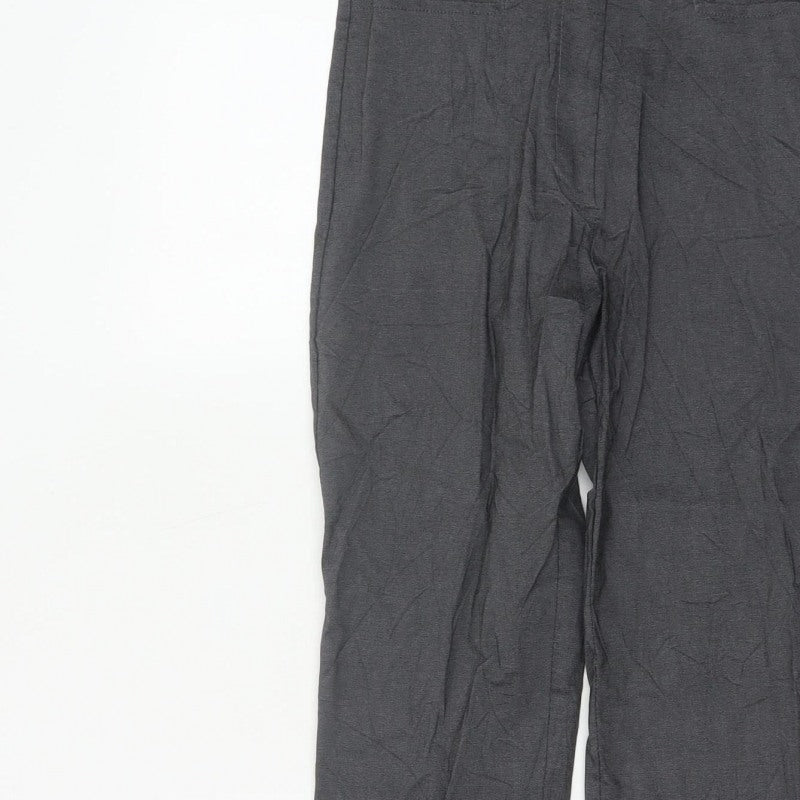 Urban Stitch Womens Grey UK 12 Straight Work Trousers