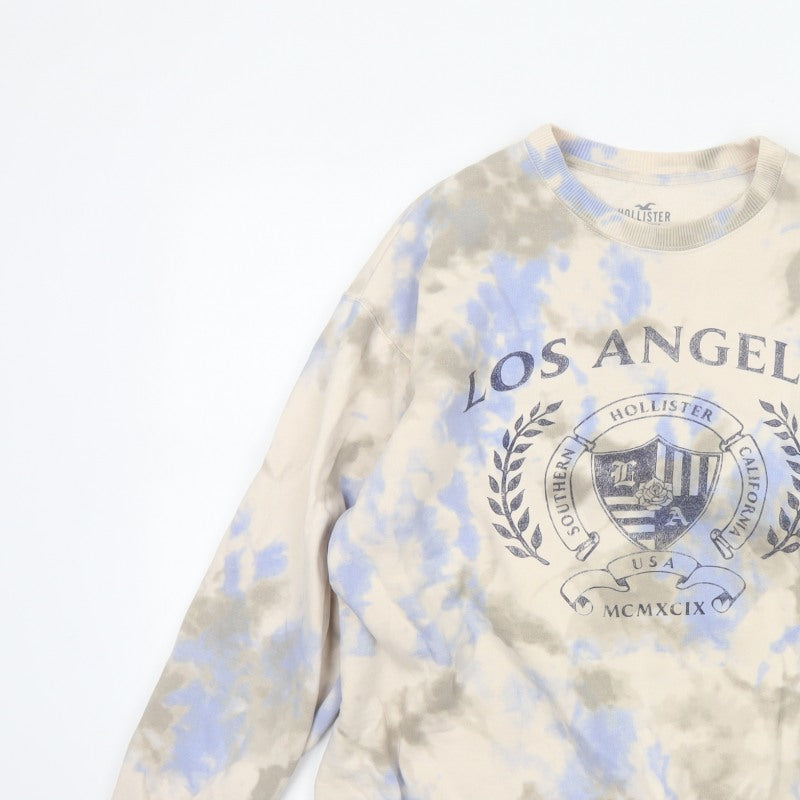 Hollister Women’s Multicoloured S Los Angeles Tie Dye Logo Sweatshirt