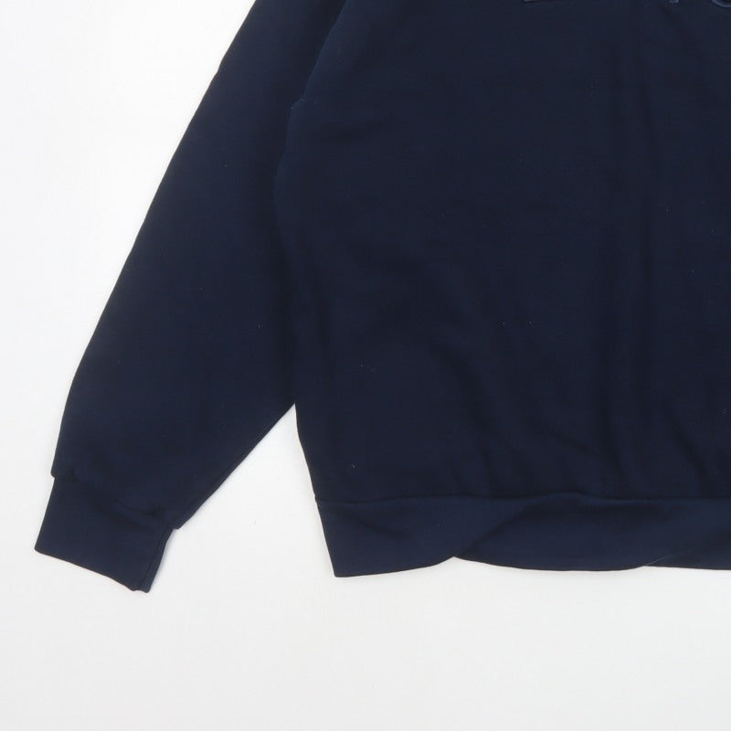 Bench Women’s Blue UK 20 3XL Logo Pullover Sweatshirt