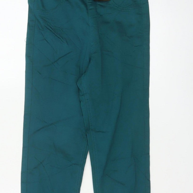 M&S Women’s Dark Aqua Size 6 Regular High Rise Skinny Jeggings
