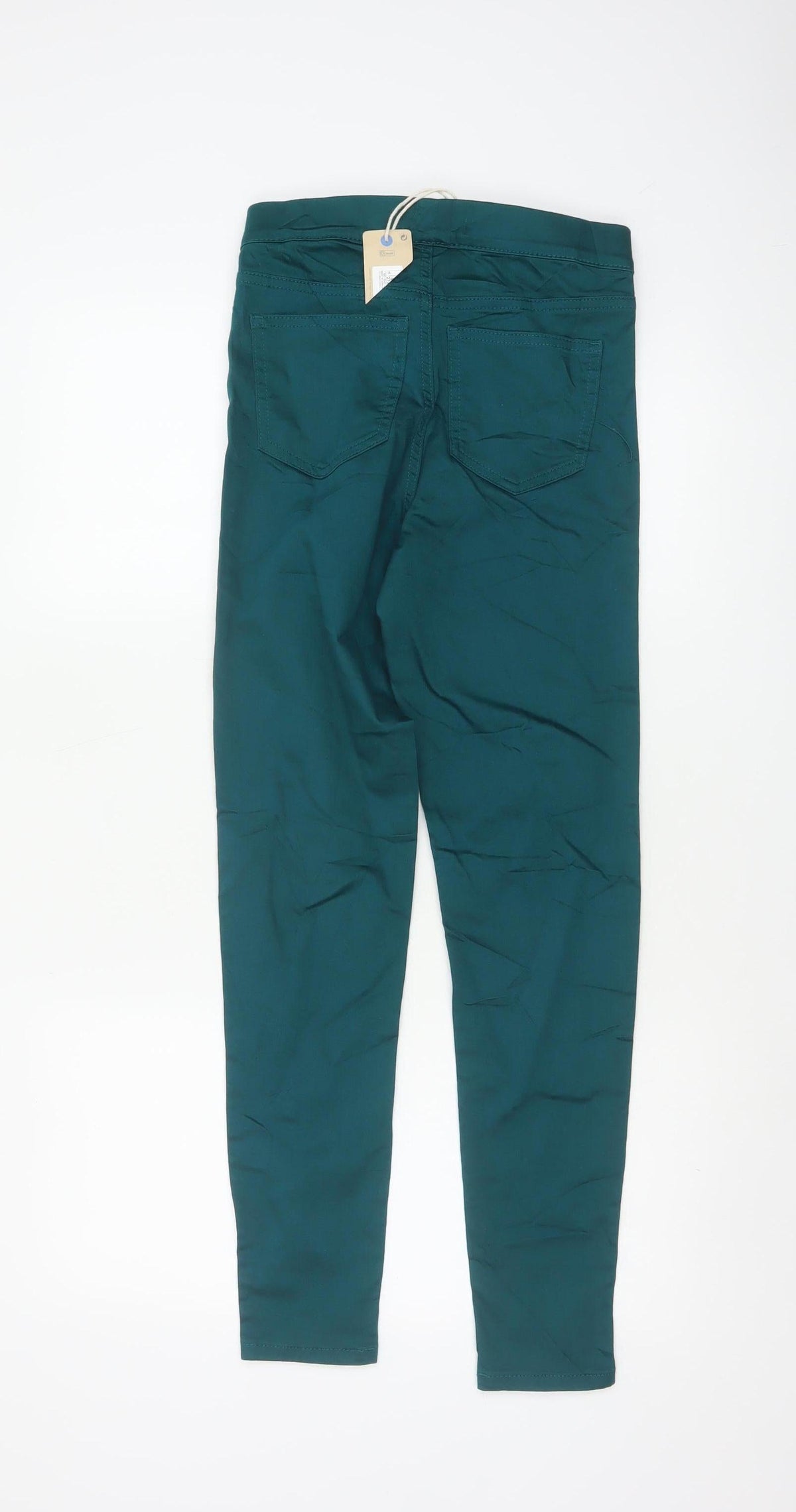 M&S Women’s Dark Aqua Size 6 Regular High Rise Skinny Jeggings