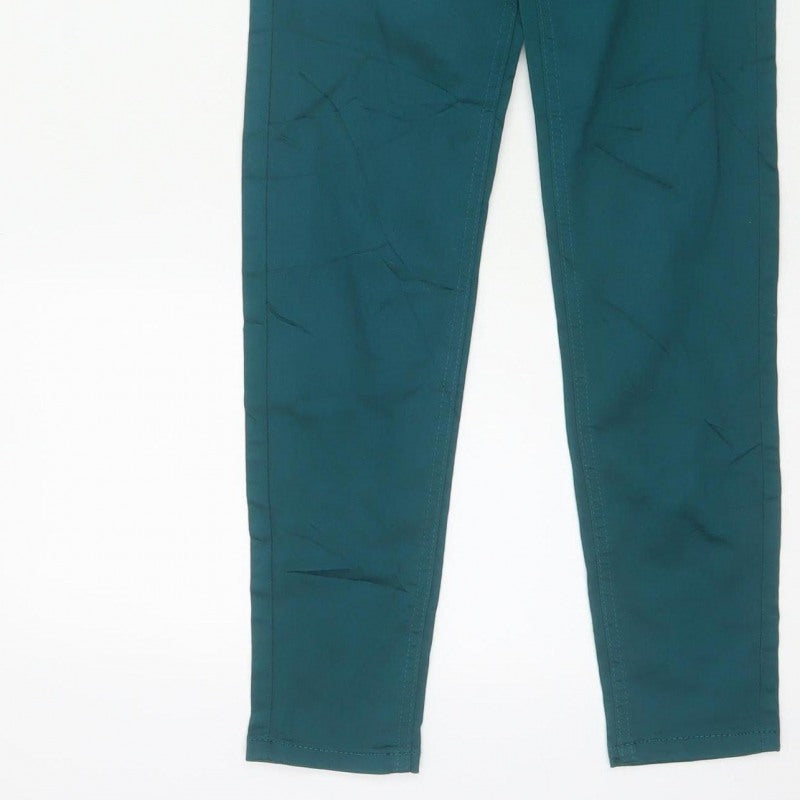 M&S Women’s Dark Aqua Size 6 Regular High Rise Skinny Jeggings