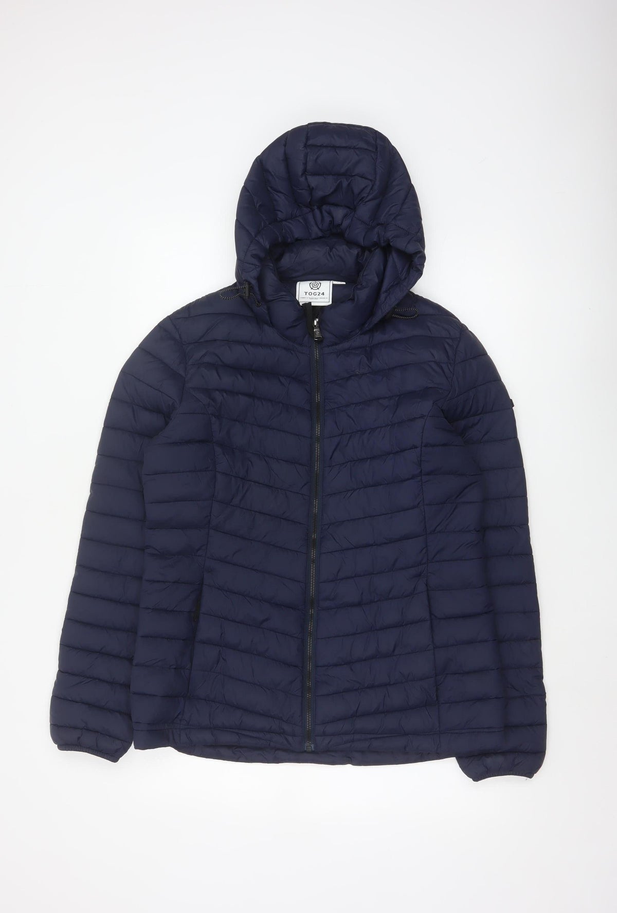 TOG24 Women’s Blue Size 14 Hooded Quilted Puffer Jacket
