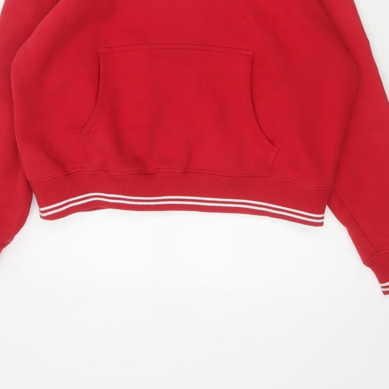 Childish Unisex Adults Red S Pullover Hoodie Graphic Print
