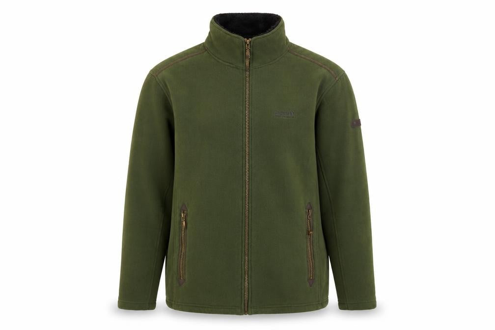 Regatta Men’s Green L Fleece Full Zip Outdoor Jacket Pockets