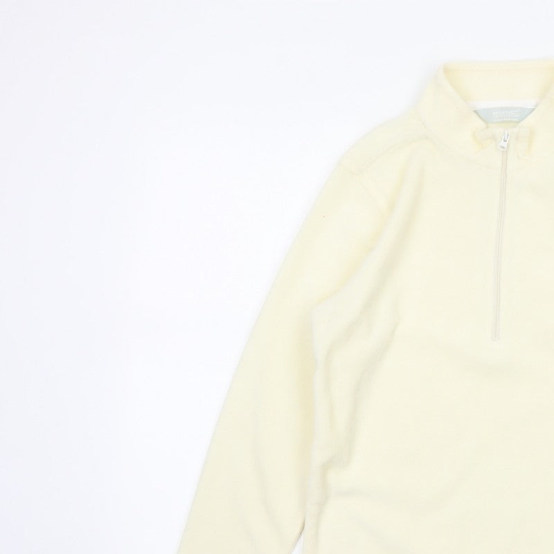 Regatta Girls Ivory 15-16 Years Quarter Zip Fleece Sweatshirt