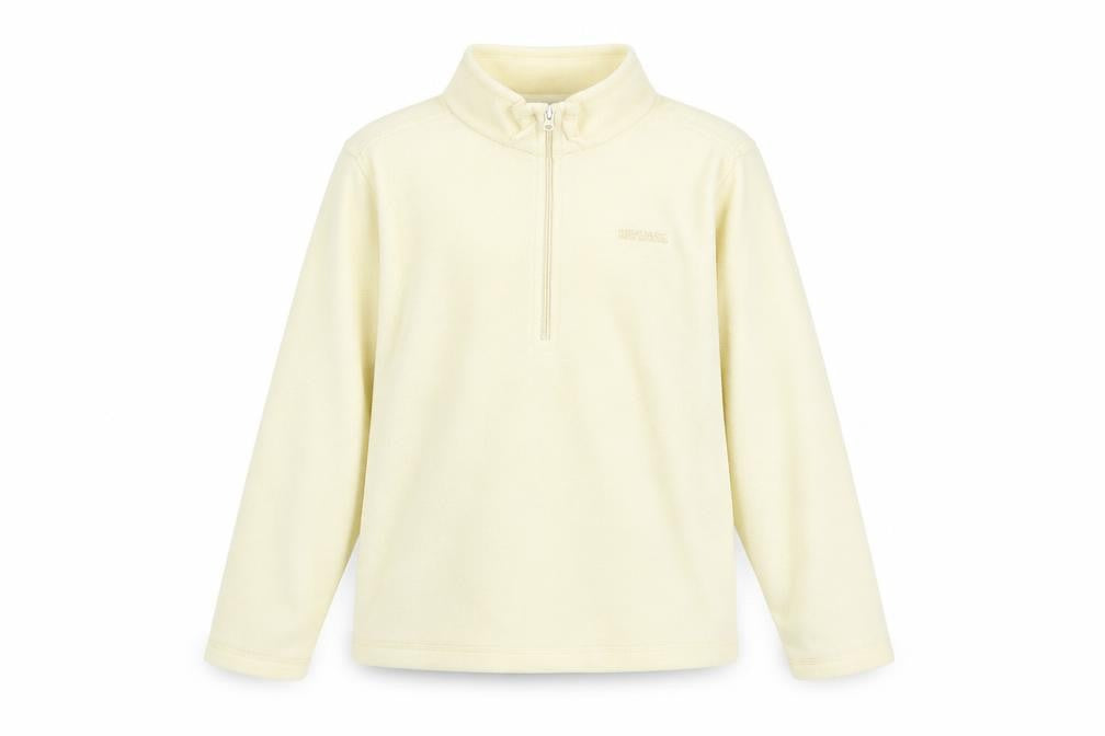 Regatta Girls Ivory 15-16 Years Quarter Zip Fleece Sweatshirt