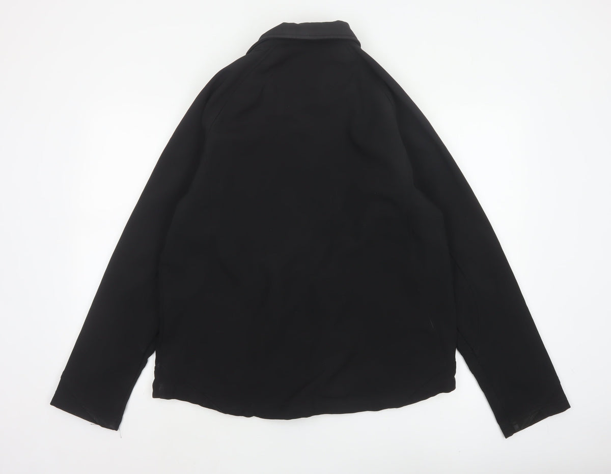 Trespass Men’s Black L Softshell Wind Resistant Full Zip Jacket