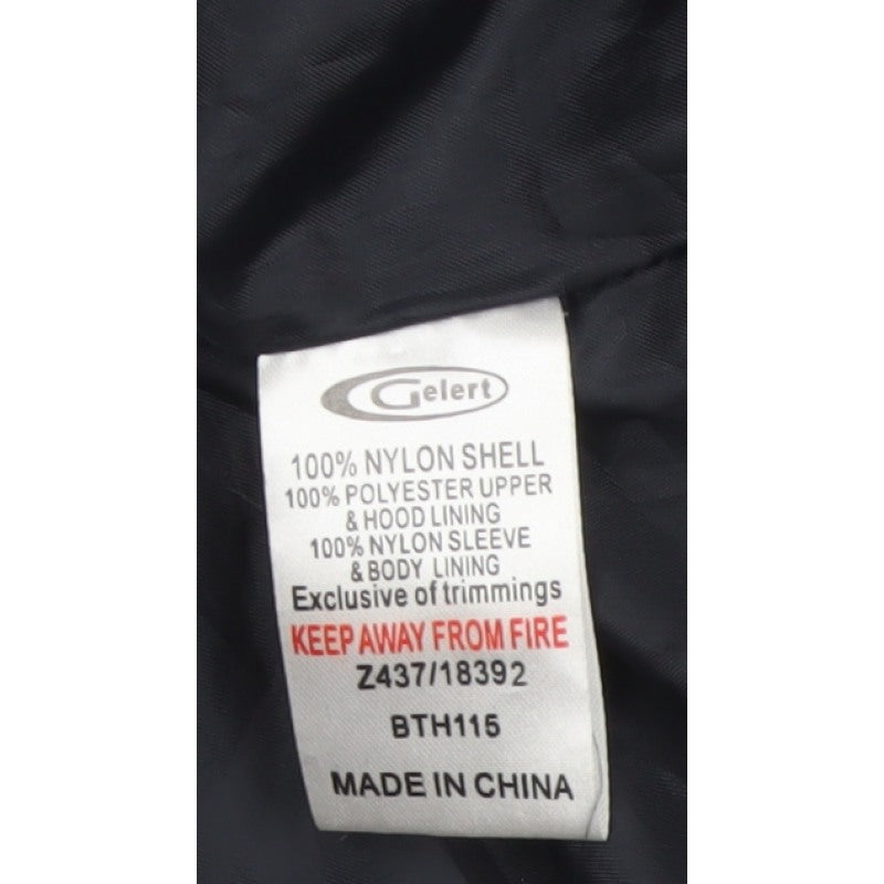 Gelert Women’s Black Size 10 Weatherproof Hooded Rain Jacket