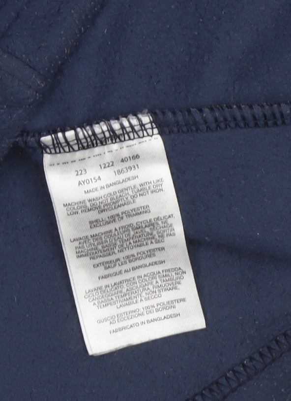 Columbia Boys Blue S Fleece Pullover Snap High Neck Sweatshirt