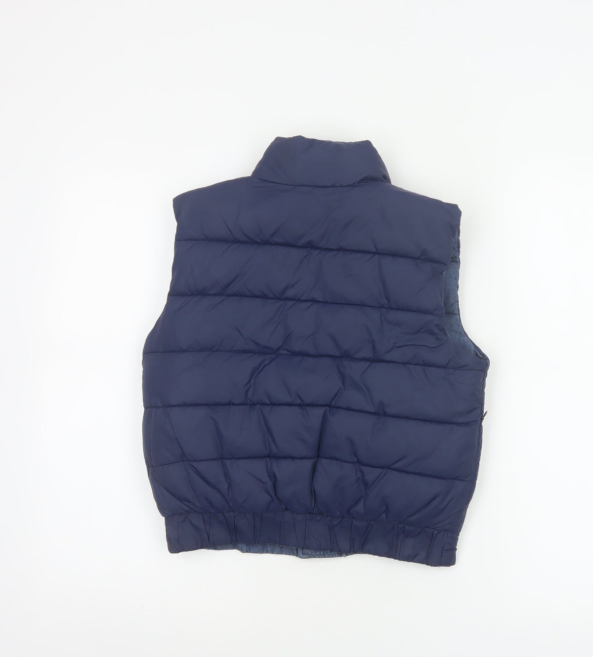 Levi's Boys Blue Size 8 Padded Puffer Gilet Sleeveless Zip Waistcoat