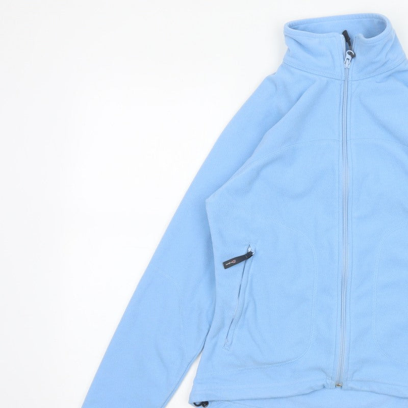 Berghaus Women Blue Size 10 Full Zip Fleece Jacket Pockets