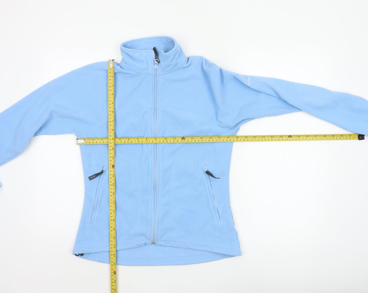 Berghaus Women Blue Size 10 Full Zip Fleece Jacket Pockets