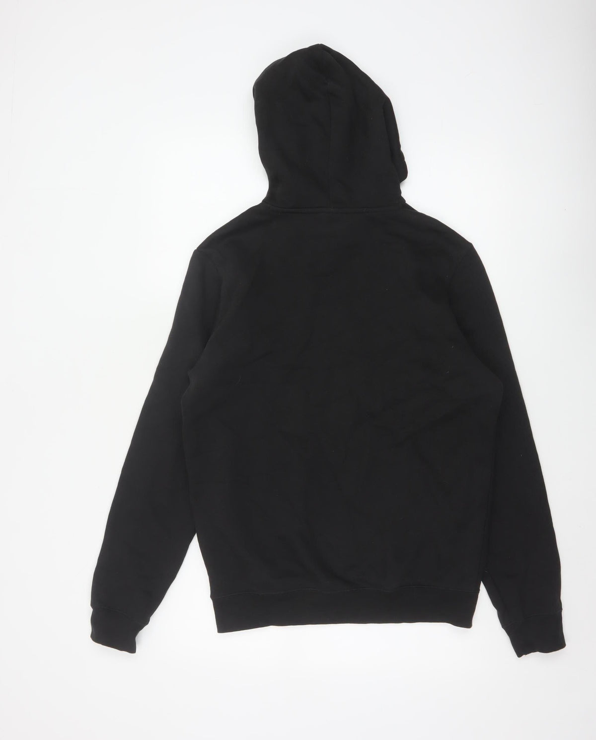 Puma Men Black S Pullover Hoodie Logo Graphic Print Sportswear
