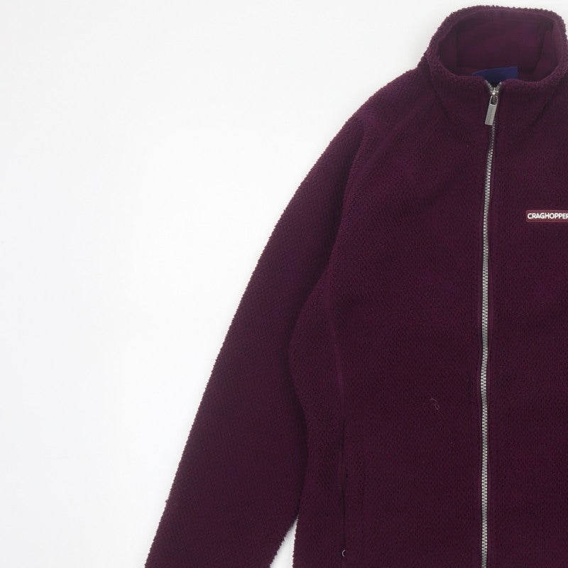 Craghoppers Women’s Purple UK 10 Fleece Full Zip Outdoor Jacket