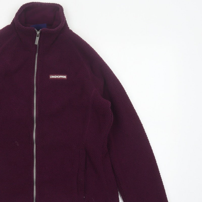 Craghoppers Women’s Purple UK 10 Fleece Full Zip Outdoor Jacket