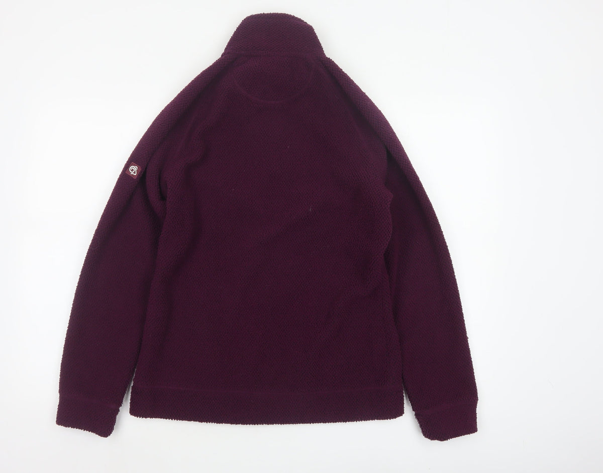 Craghoppers Women’s Purple UK 10 Fleece Full Zip Outdoor Jacket
