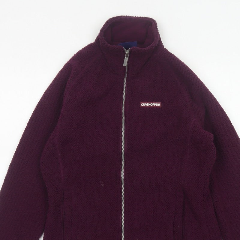 Craghoppers Women’s Purple UK 10 Fleece Full Zip Outdoor Jacket