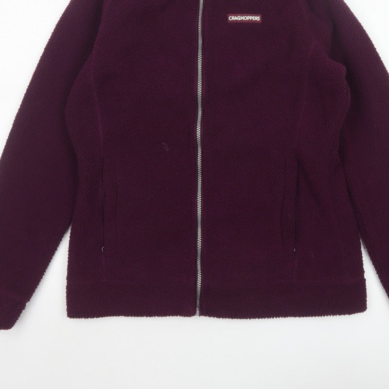 Craghoppers Women’s Purple UK 10 Fleece Full Zip Outdoor Jacket