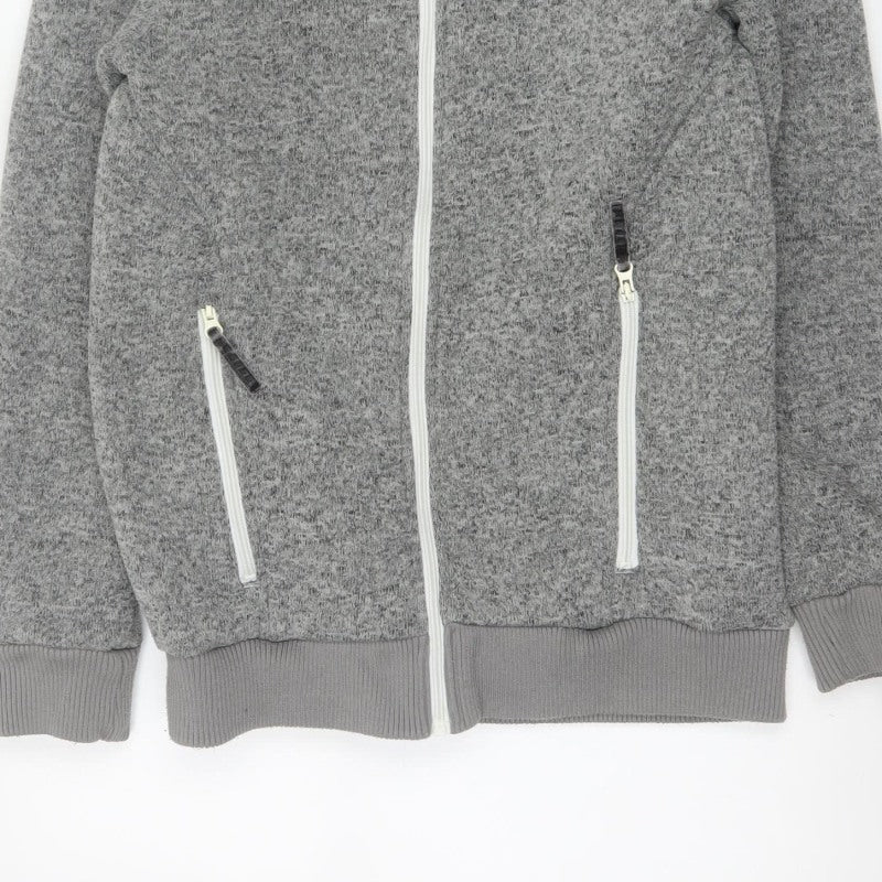 Dare 2b Men’s Grey Marl S Full Zip Hooded Fleece Sweatshirt