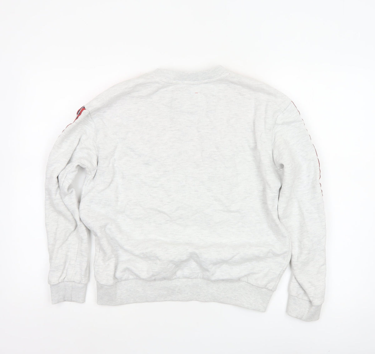 Superdry Women’s Grey S Varsity College Logo Pullover Sweatshirt