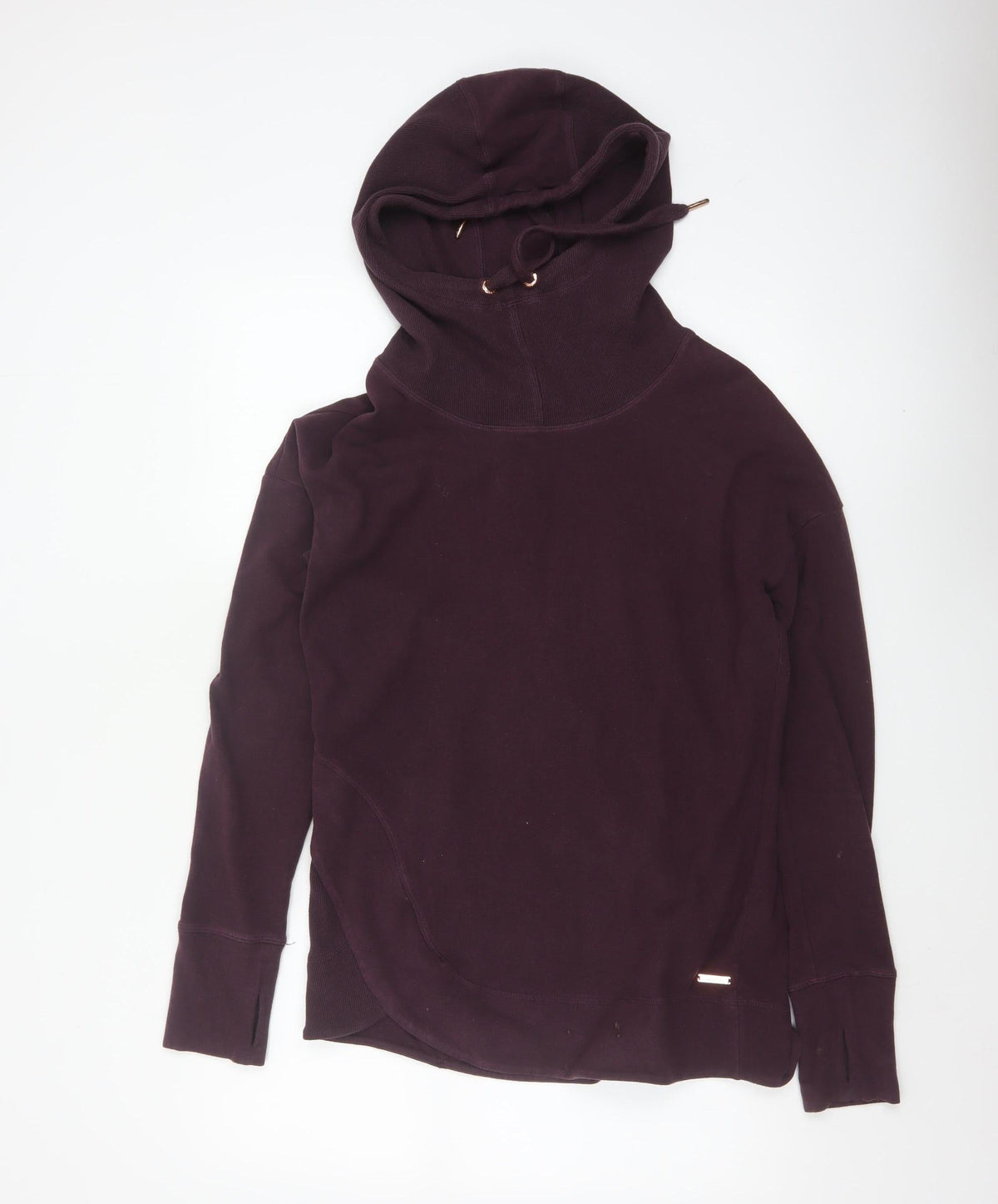 Sweaty Betty Women Purple M Pullover Hoodie High Neck Pockets