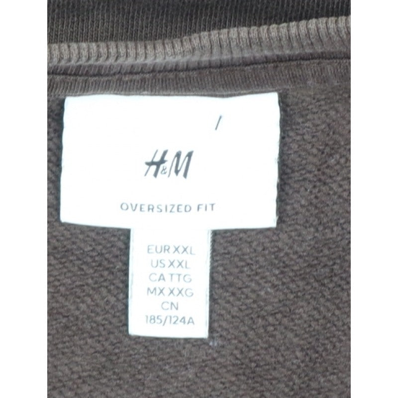 H&M Women’s Brown 2XL Oversized Fit Crew Neck Cotton Sweatshirt