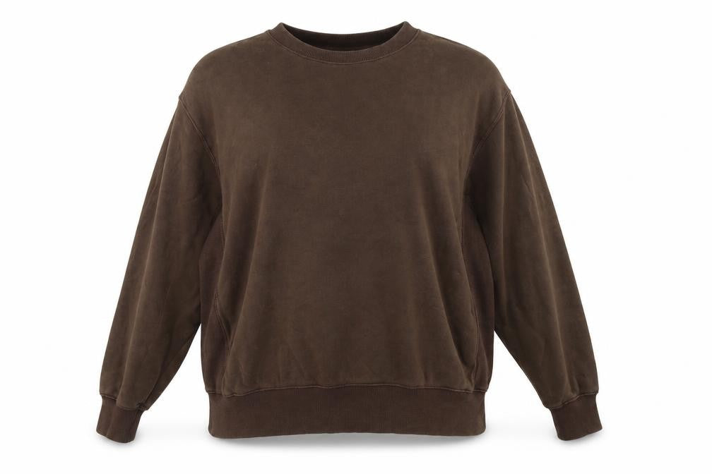 H&M Women’s Brown 2XL Oversized Fit Crew Neck Cotton Sweatshirt